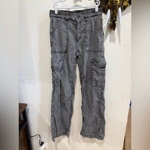 Women's Gray Cargo Pants